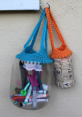 Recycled Crochet Totes