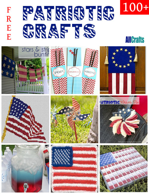 100+ Free Patriotic Crafts