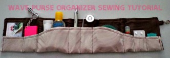 Wave Purse Organizer Sewing Tutorial