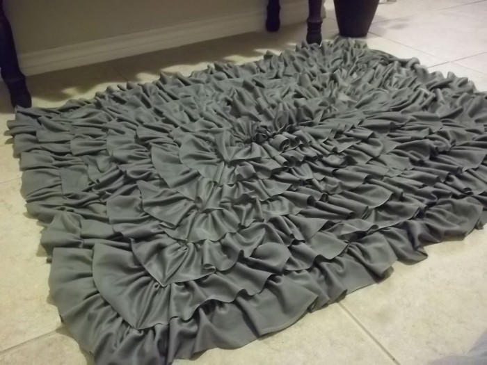 Ruffled Rug Tutorial AllCrafts Free Crafts Update