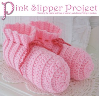 Crochet Pink Slipper Pattern