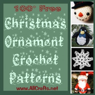 100+ Free Christmas Ornament Crochet Patterns