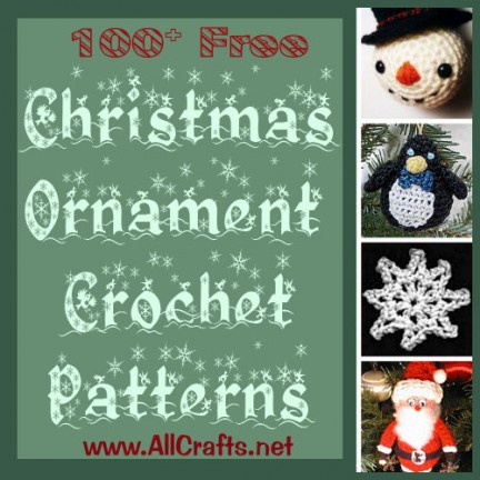 Lots of Crochet Christmas Ornament Patterns – AllCrafts Free Crafts Update
