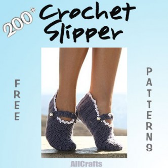 100+ Free Crochet Slipper Patterns