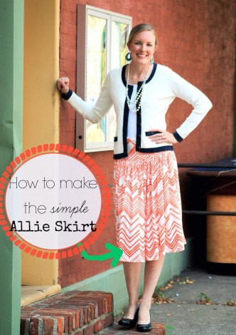 Simple Skirt Sewing Pattern