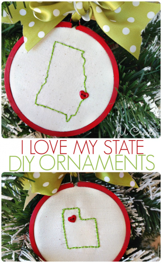 DIY State Ornament