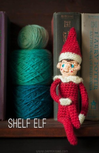 Shelf Elf Free Crochet Pattern
