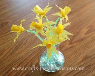 Tissue Paper Daffodils