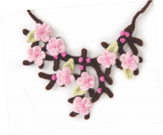 Cherry Blossom Necklace Crochet Pattern