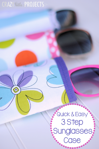 Quick and Easy Sunglasses Case Sewing Pattern