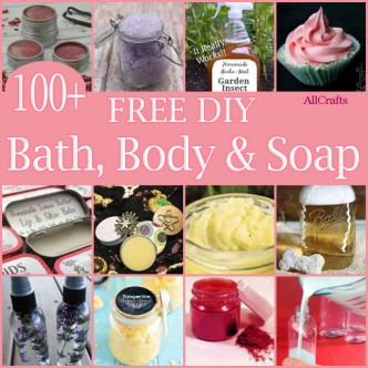 100+ Free DIY Bath, Body and Soap Recipes