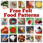 50 Free Felt Food Patterns – AllCrafts Free Crafts Update