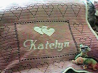Personalized Baby Afghan Free Crochet Pattern