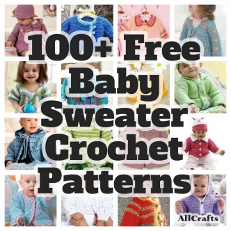 100 Free Baby Sweater Crochet Patterns