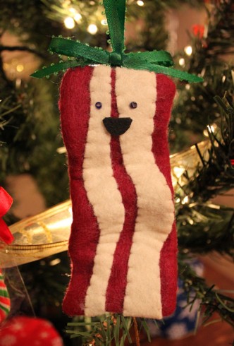 Bacon Christmas Ornament Tutorial
