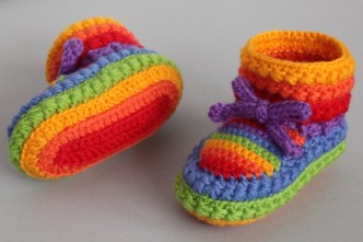 Free Crochet Bootee Pattern