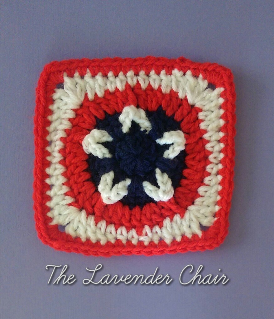 Stars and Stripes Square Crochet Pattern