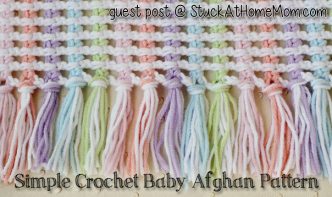 Simple Beautiful Crochet Baby Afghan Pattern