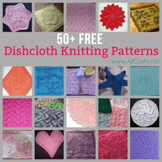 50+ Free Dishcloth Knitting Patterns