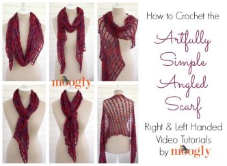 Artfully Simple Scarf Crochet Pattern