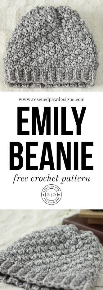Emily Diagonal Beanie Crochet Pattern