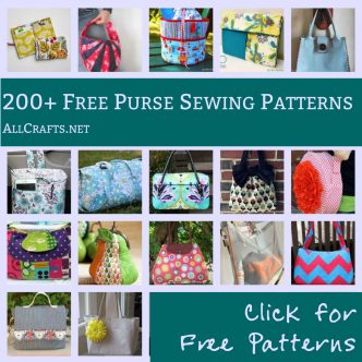 200+ Free Purse Sewing Patterns – AllCrafts Free Crafts Update