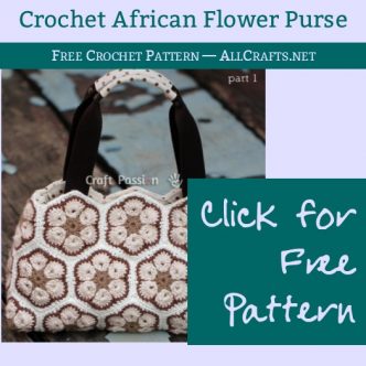 Free Flower Purse Crochet Pattern