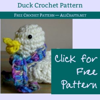 A Duck for Easter Crochet Pattern