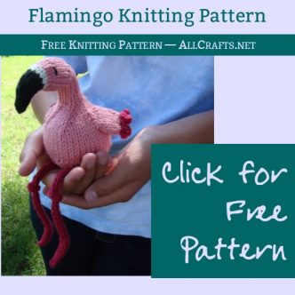 Free Flamingo Knitting Pattern