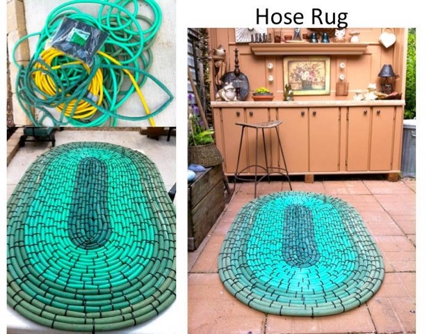 Recycled Hose Rug