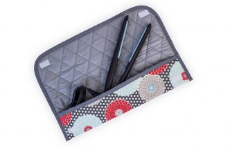 Flat or Curling Iron Case Free Sewing Pattern