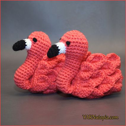 Flamingo Baby Booties Free Crochet Pattern