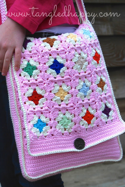 Granny's Messenger Bag Free Crochet Pattern
