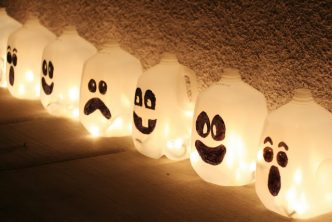 Ghost Jugs Halloween Lights