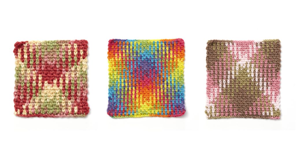 Color Pooling 101: Argyle Print Crochet Technique