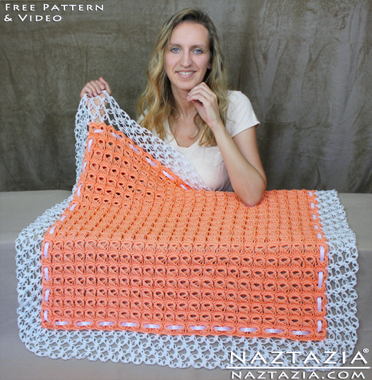 Broomstick Lace Crochet Blanket Pattern