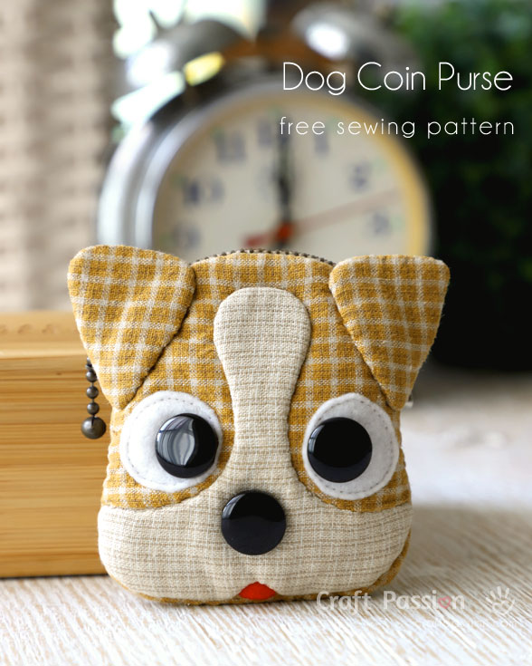 Jack Russell Coin Purse Sewing Pattern